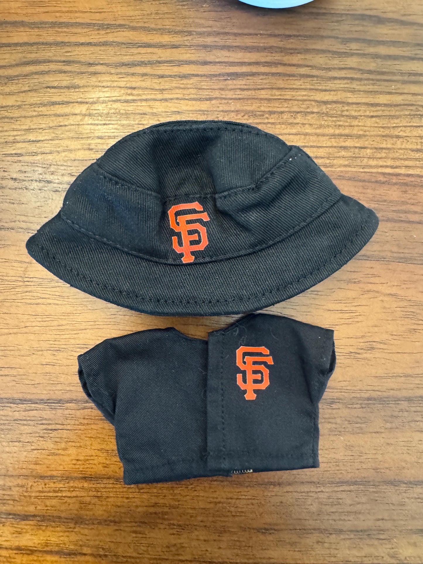 Labubu SF Giants Outfit  Custom Jacket & Bucket Hat for The Monsters Plush