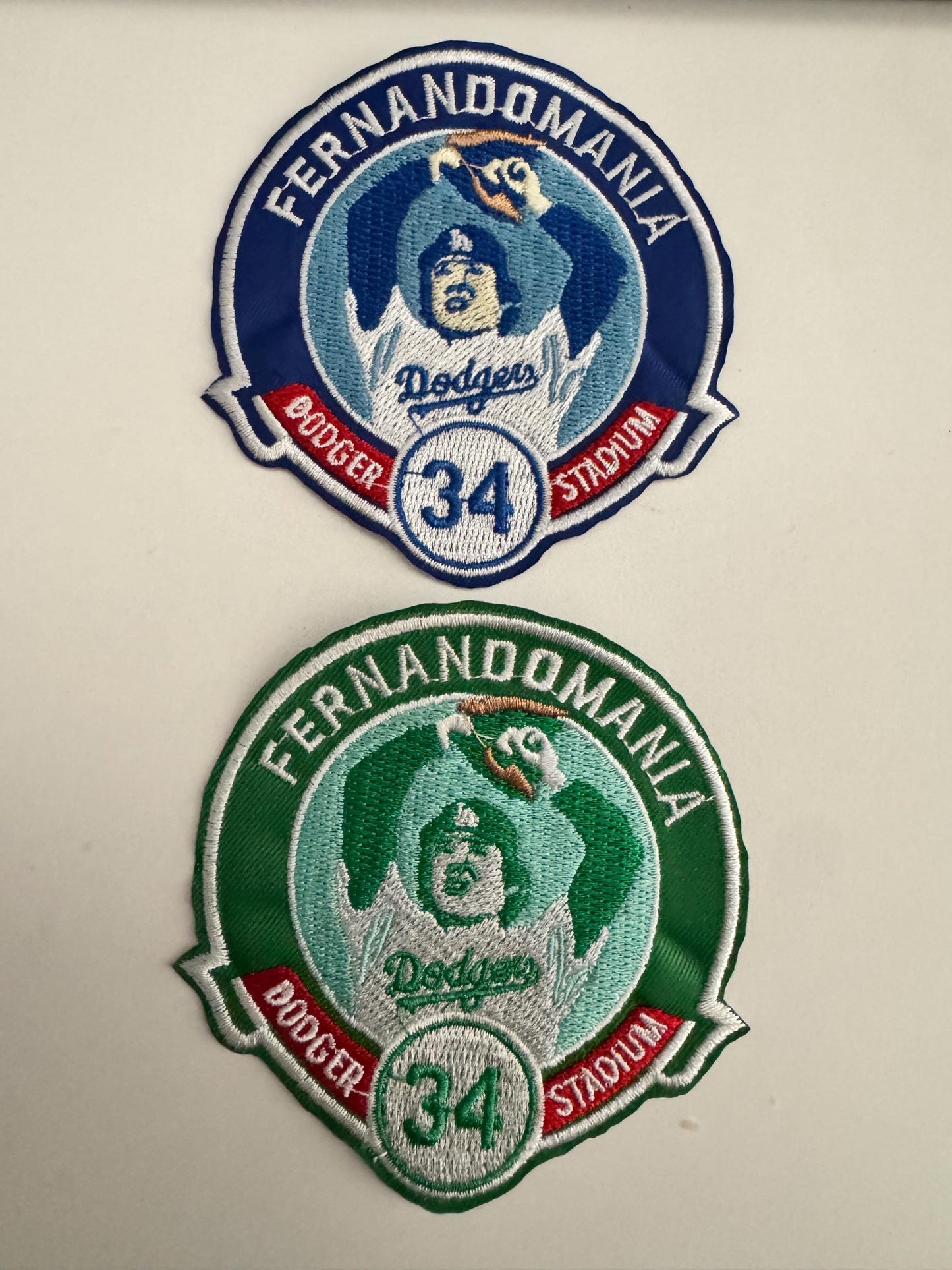 Fernandomania Los Angeles Dodgers Fernando Valenzuela Iron on patch