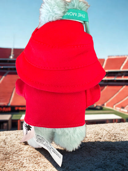 Labubu 49ers Outfit  Red Shirt & Bucket Hat Set for Labubu Doll