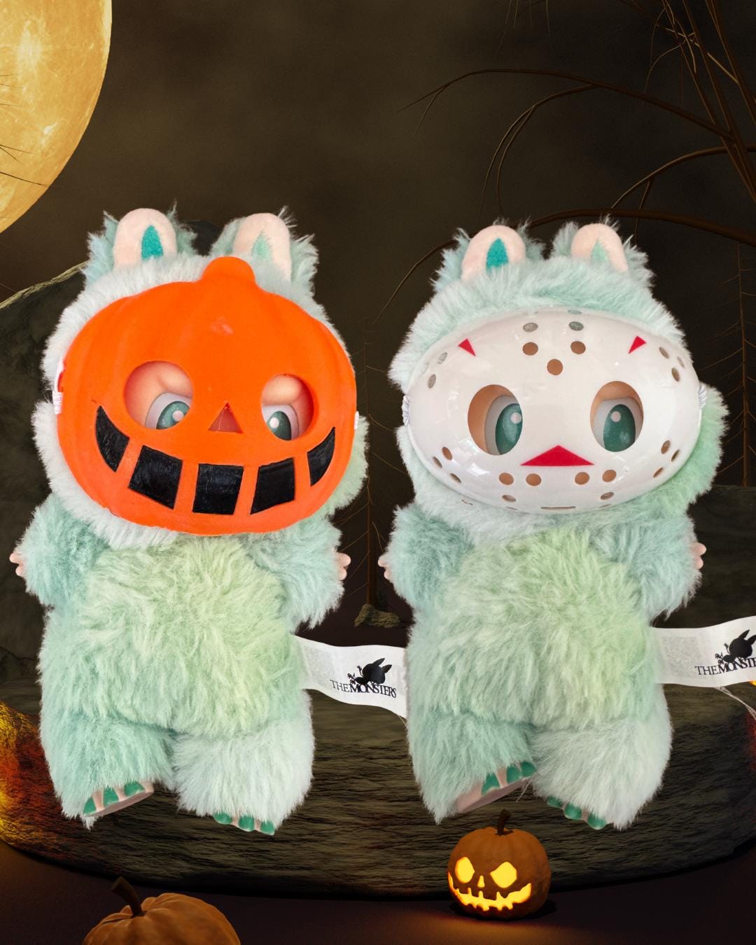 Custom Labubu Halloween Mask Accessory, Spooky Costume for The Monsters Labubu Doll
