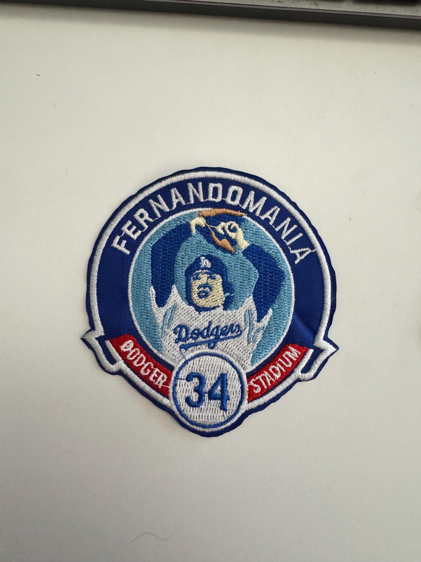 Fernandomania Los Angeles Dodgers Fernando Valenzuela Iron on patch