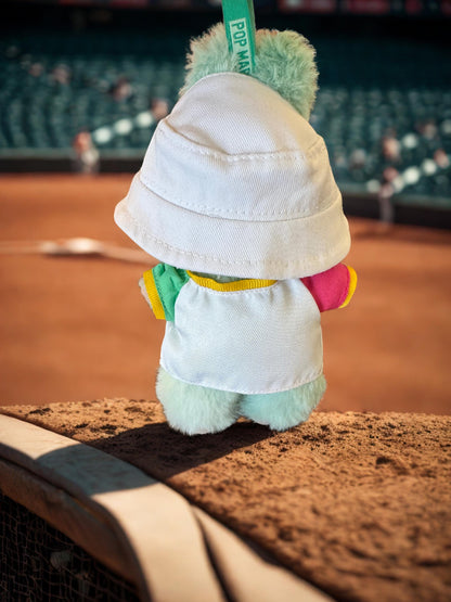Labubu Doll Outfit: San Diego Baseball Jersey & Bucket Hat