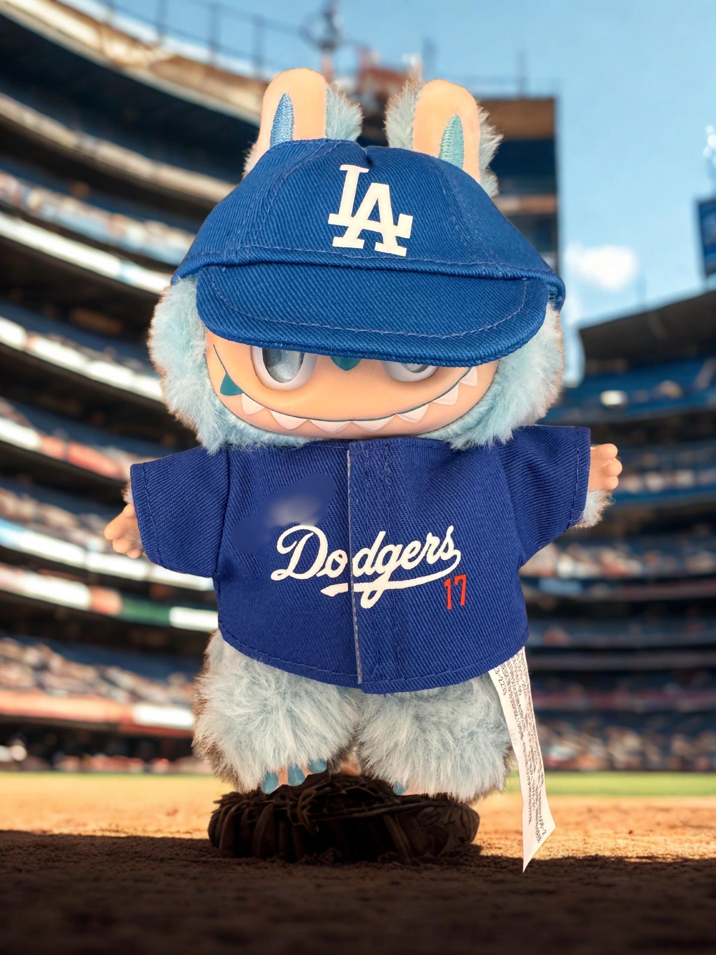 Custom Dodgers Labubu Jersey and Hat - Shohei Ohtani #17